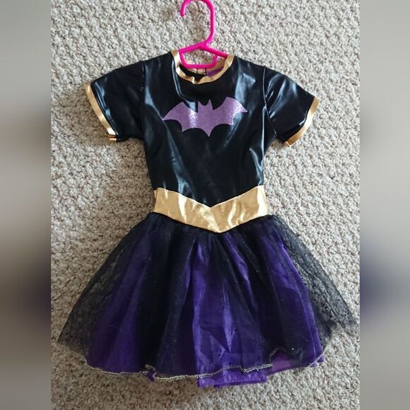 Girls Batgirl Halloween Costume size 3-4T - Picture 3 of 11